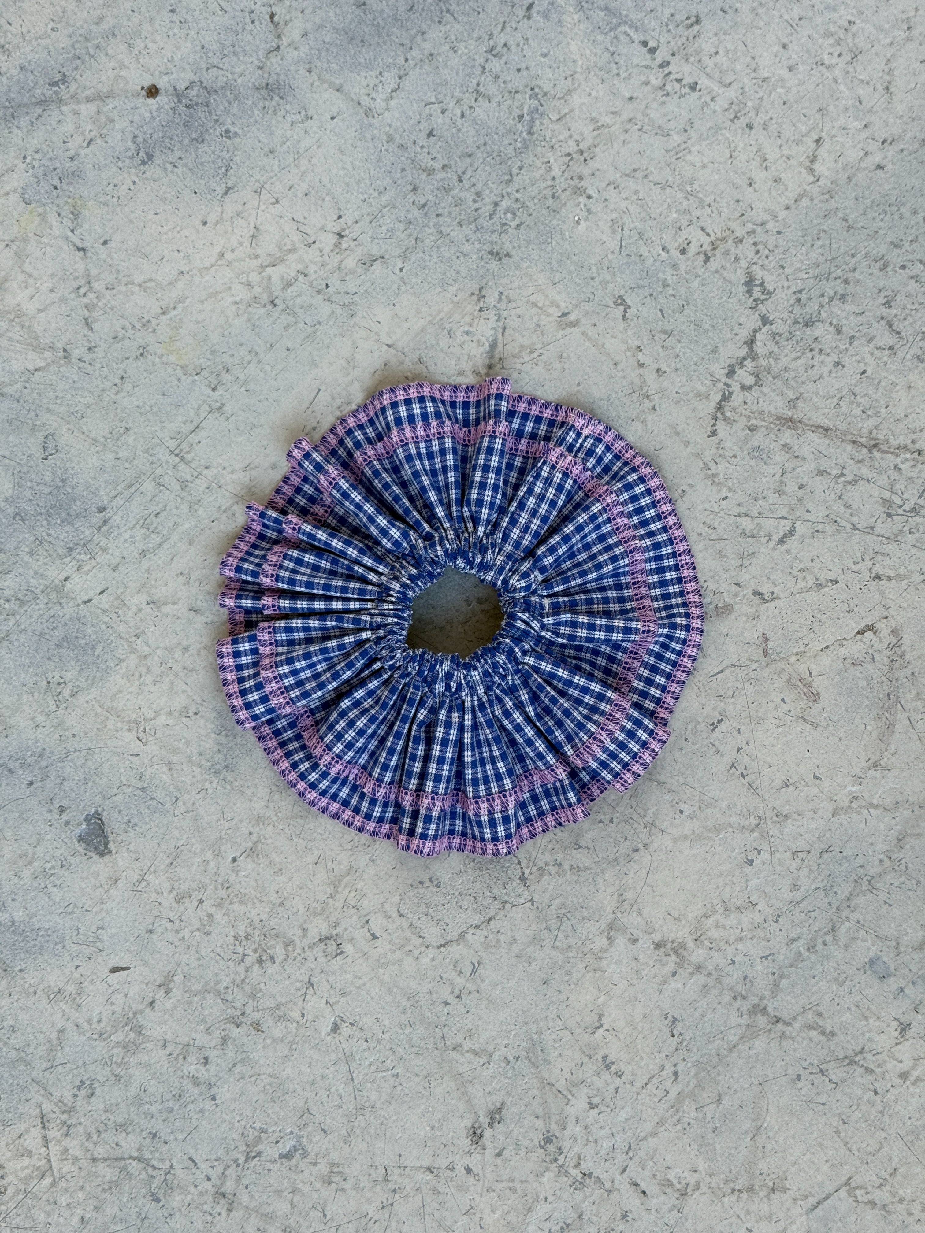 A Bronze Age Suzi Hair Scrunchie, 2 Layered Scrunchie | Made in Canada-Hair-abronzeage.com