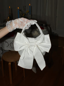 A Bronze Age Sammy Bag with Bow, Top Handle Evening Handbag, Canada-Handbags-abronzeage.com