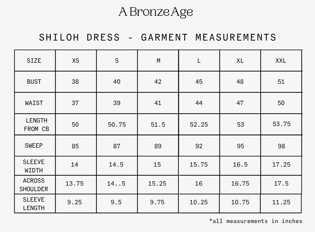 Fit and measurements