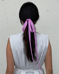 A Bronze Age Silk Hair Wrap, Scrunchie with Long Silk Ties-Hair-Peony-abronzeage.com