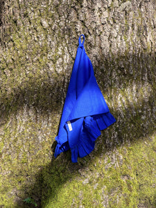 A Bronze Age Soufflé Tea Towel, Classic Kitchen Linen Ruffle Trimmed | Handcrafted in Vancouver Canada-Accessory-Azur Linen-abronzeage.com