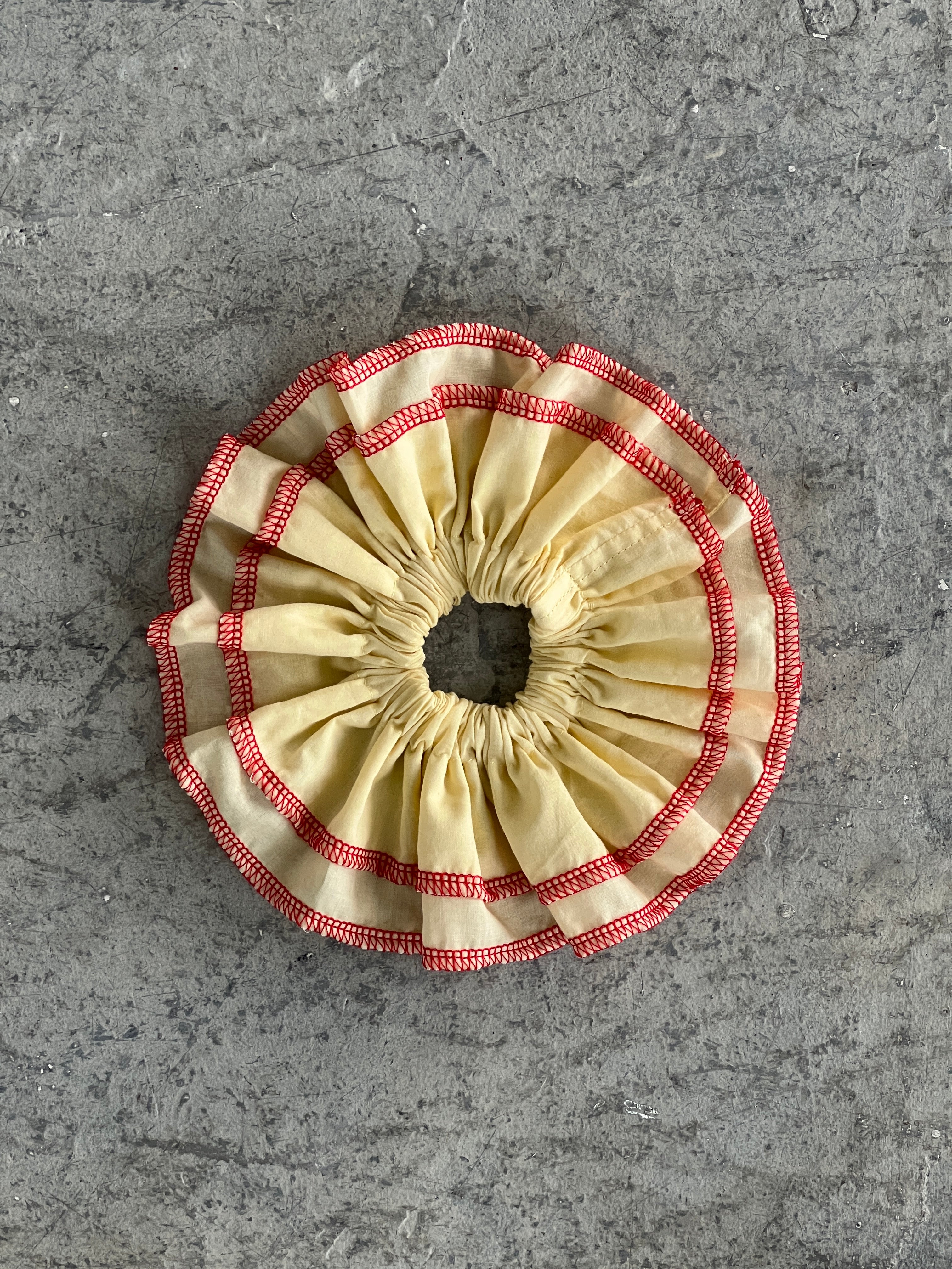 A Bronze Age Suzi Hair Scrunchie, 2 Layered Scrunchie | Made in Canada-Hair-Daffodil-abronzeage.com