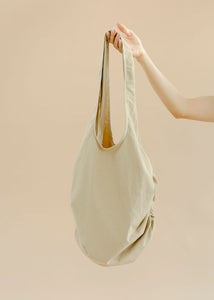 A Bronze Age Swimmer Tote Bag, Cotton Twill Shoulder Handbag, Canada-Handbags-Khaki Nylon-abronzeage.com