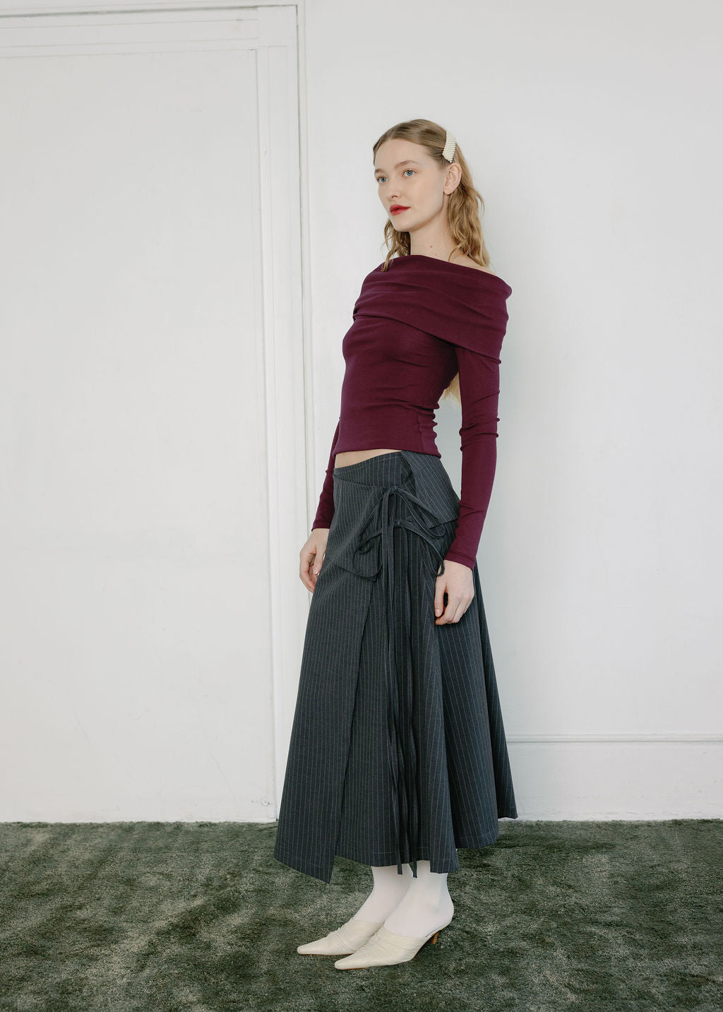 -Skirts-Ash Pinstripe-XS-abronzeage.com