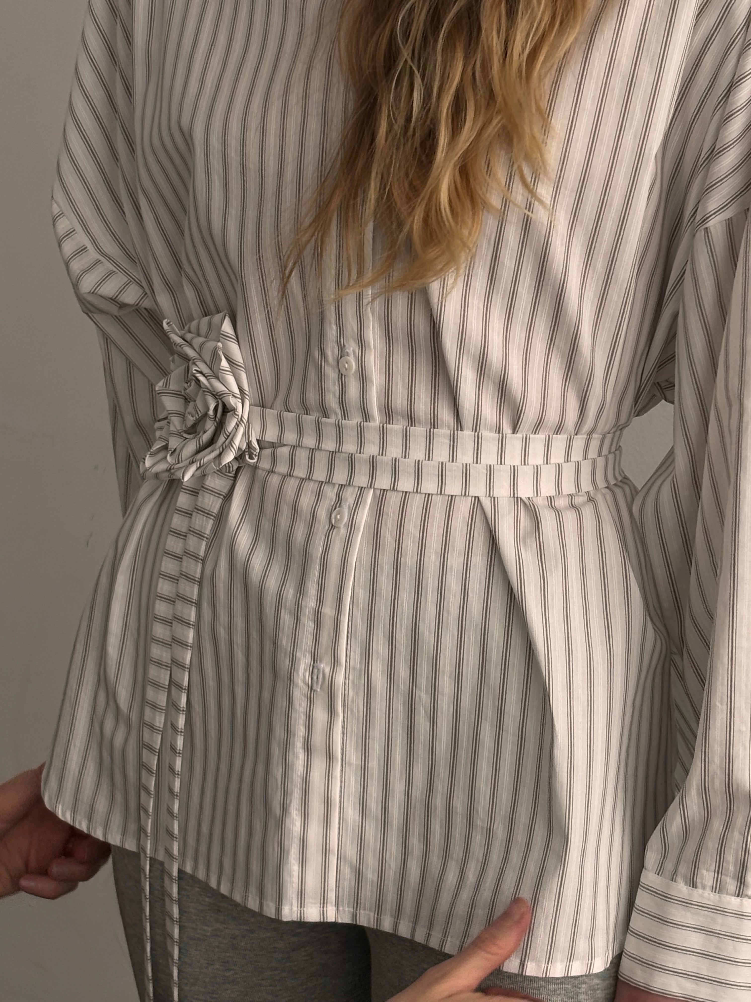 A Bronze Age Tabi Belt, Wrapped Around a Button Up, Dress or Blazer | Made in Canada-Handbags-abronzeage.com