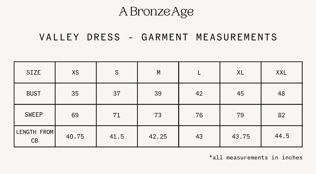 Fit and measurements