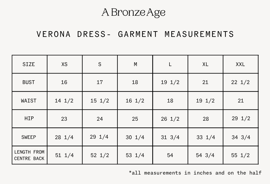 Fit and measurements