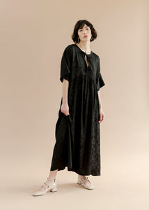 A Bronze Age Zelda Dress, Relaxed Fit Maxi Dress | Made in Canada-Dresses-Starlight Floral-XS-abronzeage.com