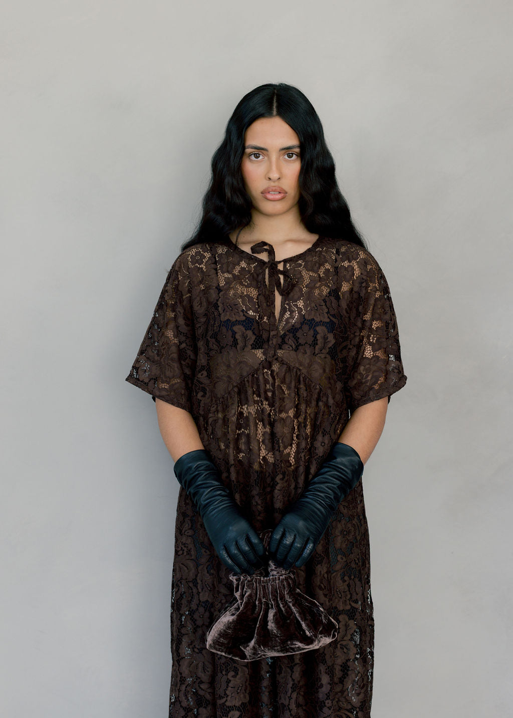A Bronze Age Zelda Dress, Relaxed Fit Maxi Dress | Made in Canada-Dresses-Americano Lace-XS-abronzeage.com