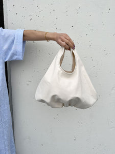 A Bronze Age Bao Bag, Cotton Twill Two Handle Handbag, Canada-Handbags-abronzeage.com
