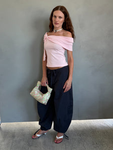 Celine Off-the-Shoulder Removable Tie Top | Made in Canada – A