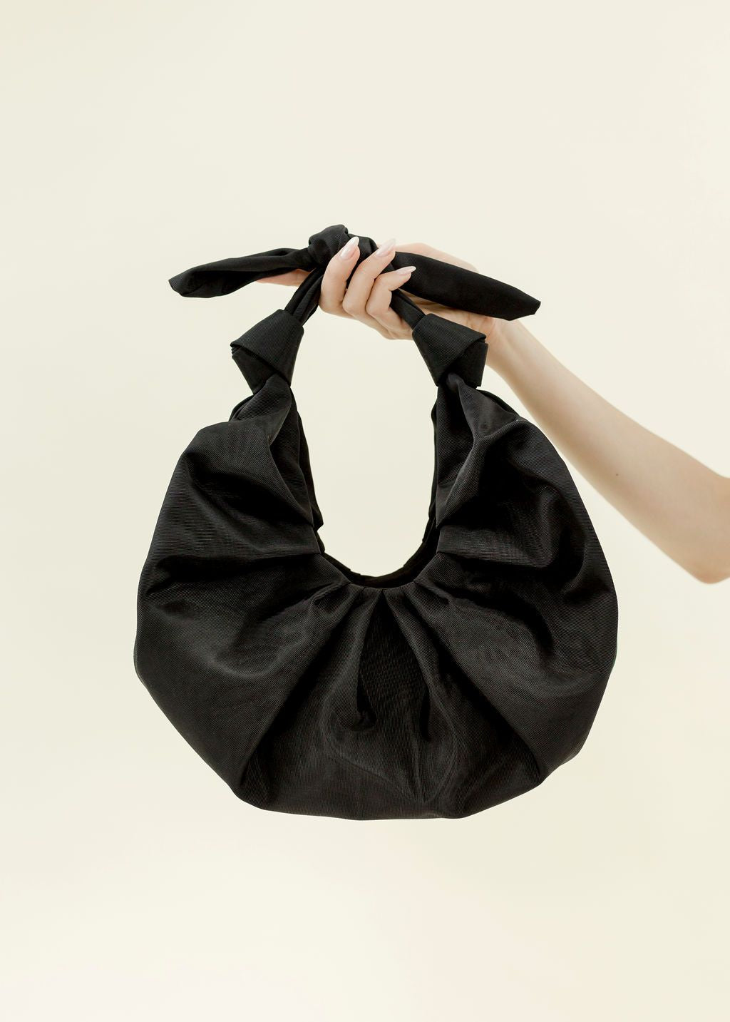 カナダにてハンドメイド【Bronze Age】Satin Kimi XL Croissant A Bronze Age Kimi Satin Croissant Bag, Large Evening Bag, Canada