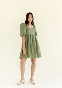 A Bronze Age Manon Mini Puff Dress, Babydoll Dress, Canada-Dresses-abronzeage.com