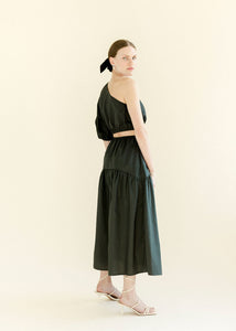 A Bronze Age Field Skirt, Midi Skirt Elastic Waist, Canada-Skirts-abronzeage.com