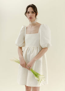 Bridal Manon Mini Puff Dress