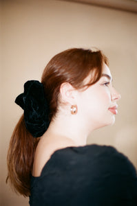 A Bronze Age Oversized Velvet Hair Scrunchie, Canada-Hair-abronzeage.com