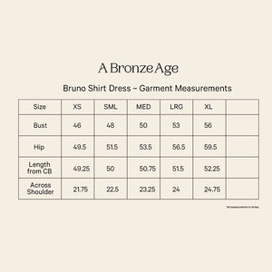 Bruno Shirt Dress - Ready To Ship