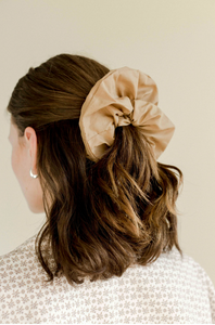 A Bronze Age Oversized Cotton Hair Scrunchie, Canada-Hair-Nut Voile-LRG-abronzeage.com