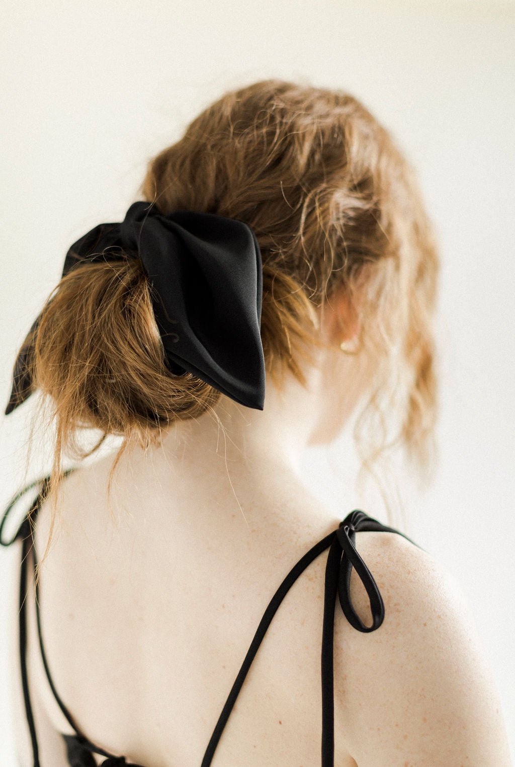 A Bronze Age Petal Hair Bow Scrunchie, Hair Accessory, Canada-Hair-abronzeage.com