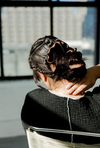 A Bronze Age Silk Hair Scrunchie, Canada-Hair-abronzeage.com